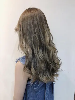 ロング カラー パーマ 🤍FUKUMURA 🤍のヘアスタイル