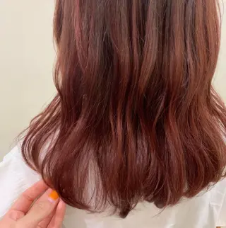 ロング カラー ボブ/美髪矯正 /佐藤　奈巳のヘアスタイル