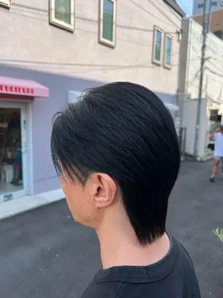 ショート パーマ メンズ 【髪質改善/縮毛矯正 /カラー】ホサカのヘアスタイル