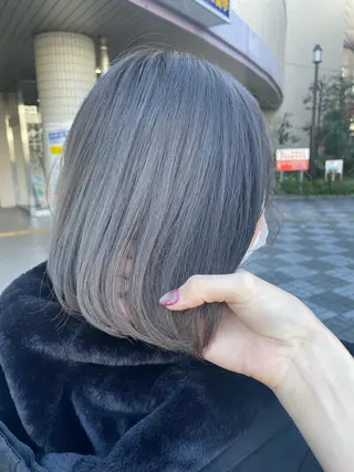ショート カラー ヘアアレンジ 🌸HONOKA🌸 【グレージュ】のヘアスタイル