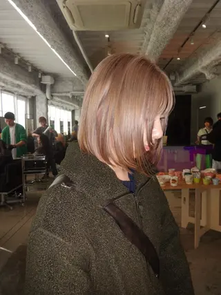 ミディアム STAN WOOD所属・似合わせcut 🔥yutakaのヘアスタイル