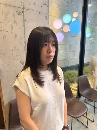 ミディアム 透明感カラー/ 艶カラー/将生のヘアスタイル