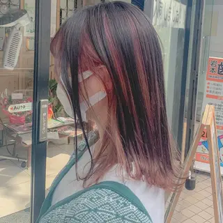 ミディアム カラー 髪質改善トリート メント/川田のヘアスタイル