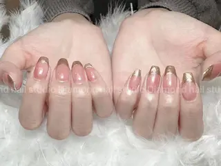 ミディアム Diamond 🚢のネイルデザイン