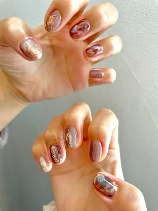 ネイル 甲府市徳行 🧸prunelleのネイルデザイン