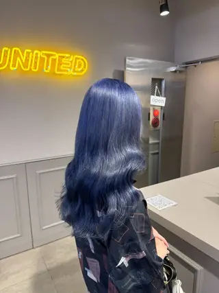 セミロング カラー ヘアアレンジ Over hair_ misakiのヘアスタイル