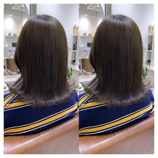 ミディアム カラー 村山 茉衣のヘアスタイル