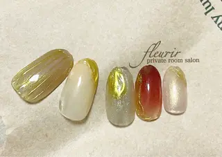 ネイル フルリール 【プライベートサロンのネイルデザイン