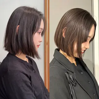 ショート sea by luvismけやき通り2号店所属・ボブ/ショート/ 縮毛矯正/岸本恭明のヘアスタイル