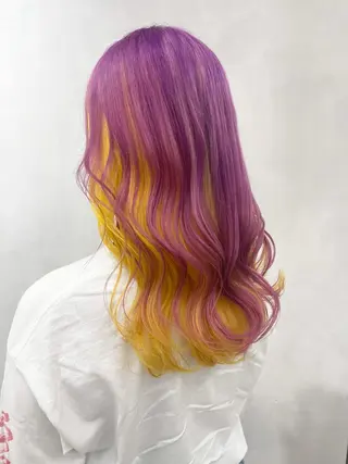 セミロング カラー 🦋レイヤーカット ミドリカワ🦋のヘアスタイル