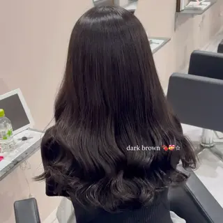 ロング カラー ヘアアレンジ 透明感カラー🪼🩵 𝐑𝐢𝐧のヘアスタイル