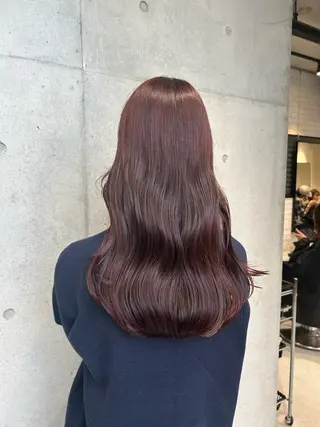 セミロング カラー ヘアアレンジ ボブ艶モテカラー🫧 カリンのヘアスタイル