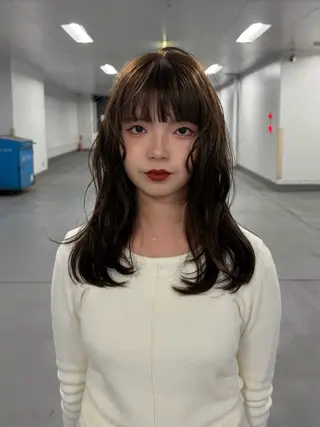 セミロング RUNA⭐️レイヤー /ボブ/似合わせ⭐️のヘアスタイル