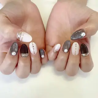 ネイル 💎🐰 saki. m 🐰💎のネイルデザイン