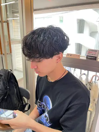 パーマ メンズ 町田エリアＮｏ．１/ パーマ特化/太田京希のヘアスタイル