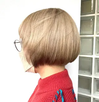 カラー 🍊暖色/ボブ chihiro🌼ོのヘアスタイル