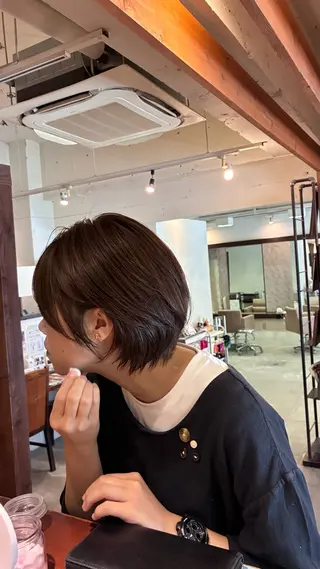 ショート 田中 鈴乃のヘアスタイル