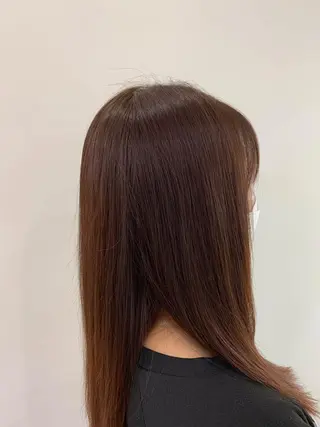 ロング 新宿/小顔レイヤー/ 顔まわり/西慶太朗のヘアスタイル