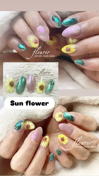 ネイル フルリール 【プライベートサロンのネイルデザイン