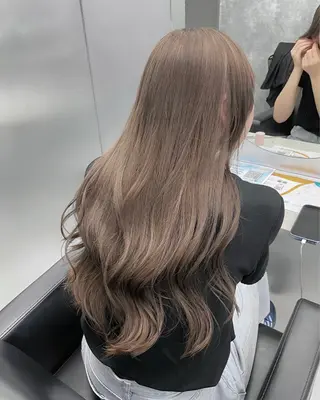 ロング カラー ʜᴀʀᴜᴋᴀ♱メンズ ウルフ/ブリーチのヘアスタイル