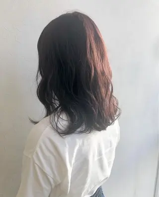 セミロング カラー nakahara madokaのヘアスタイル