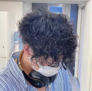 パーマ メンズ メンズパーマ/新宿/ サイカショウイチのヘアスタイル