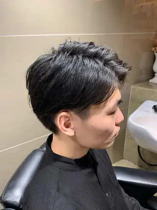 ショート 長内 健太のヘアスタイル