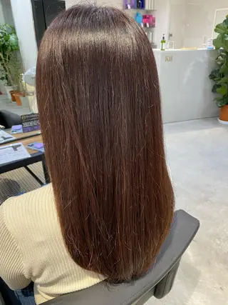 セミロング カラー 🌿中西 きょうか🌿のヘアスタイル