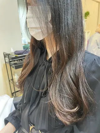 ロング カラー レイヤー／似合わせ TAKUYAのヘアスタイル