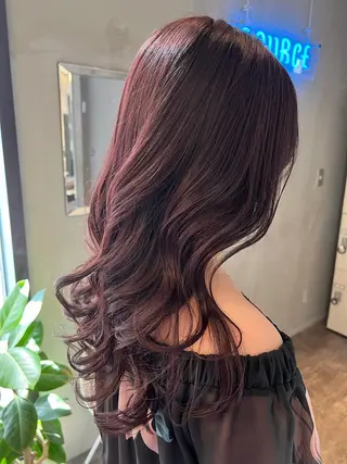 セミロング カラー ヘアアレンジ 悩み解決/艶髪/ LISAのヘアスタイル