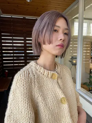 ショート カラー GUESTs所属・優音 /YUi/パーマのヘアスタイル