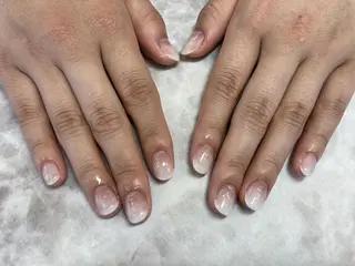 ネイル ネイルリボン 受付スタッフのネイルデザイン