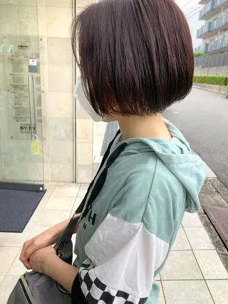 ショート カラー 田中 あかねのヘアスタイル