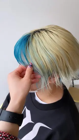 ショート カラー オスズ 🎀´-のヘアスタイル