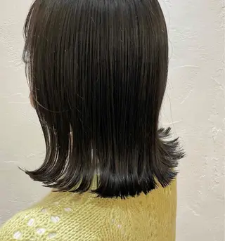 ミディアム 伊藤ゆかり/髪質改善 /透明感カラーのヘアスタイル