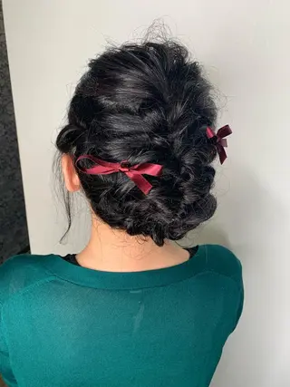 ミディアム 袴田 伊代のヘアスタイル