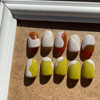 ネイル 八潮市ショートネイル 🌼AKANEのネイルデザイン