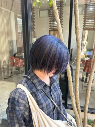 カラー すずき もゆのヘアスタイル