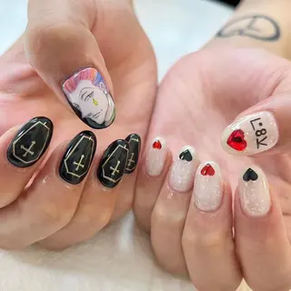 ミディアム 池袋痛ネイル Nok. 渡辺のネイルデザイン