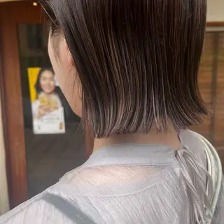 ミディアム カラー putri店長 和田鈴采のヘアスタイル