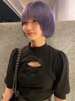 ショート レイヤーカット/ ダブルカラーサクライのヘアスタイル