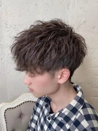 カラー パーマ メンズ KAEDE🎀 ジャニオタ美容師のヘアスタイル