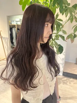 ロング カラー シェアサロンコネクト所属・Chiho/ 博多/パーマ/ボブのヘアスタイル