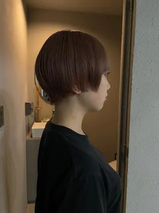 ショート カラー 吉田一輝 外国人パーマのヘアスタイル