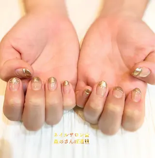 ネイル 森のさんぽ道所属・ショートネイル 森のさんぽ道のネイルデザイン