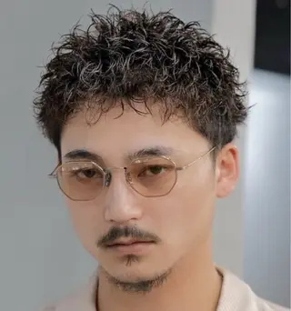 パーマ メンズ 仙台フェザーパーマ/ fifth/遠藤楓雅のヘアスタイル