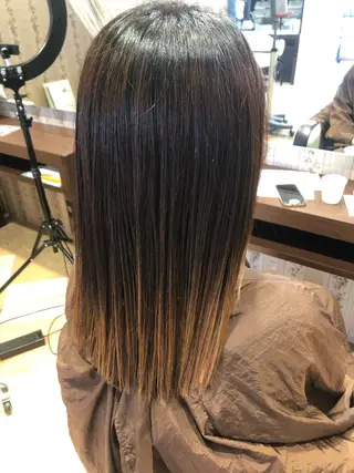 セミロング EARTH長岡 🌼渡辺まい🌼のヘアスタイル