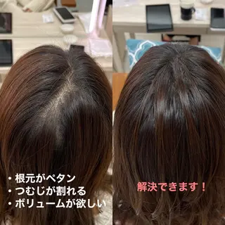 ミディアム JEANAHARBOR ジーナハーバー所属・根元パーマミニパーマ 韓国パーマ関根慶介のヘアスタイル