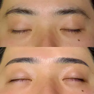 ショート メンズ アイブロウ メンズ眉毛ワックス 青山英憲のヘアスタイル