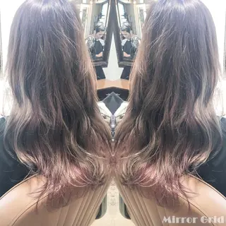 ロング カラー 北條 優輝のヘアスタイル